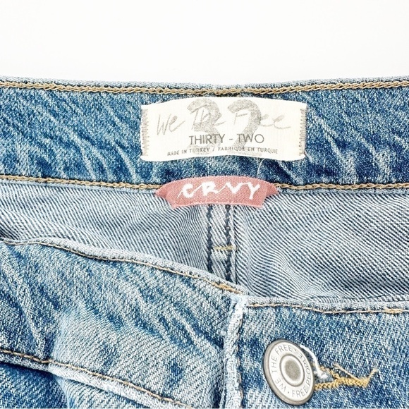 NEW Free People CRVY Fever Pitch Boyfriend Jeans 32 - Picture 12 of 13